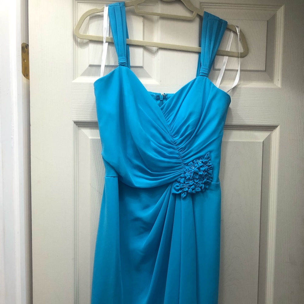 Light Blue David’s Bridal Bridesmaid Dress